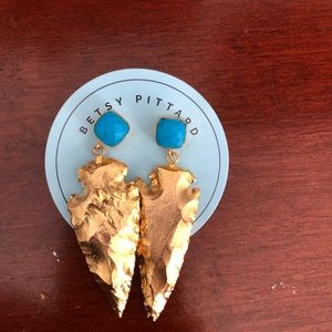 Arrowhead Turquoise Earrings | Betsy Pittard